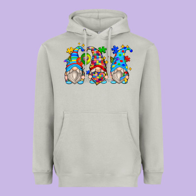 Autism Gnomes Heavyweight Hoodie Designed By Zillion Design Studio