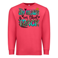 Cardinal my heart is on that track Premium Sweatshirt - Zillion Design Studio