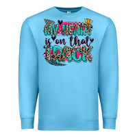 Ocean Blue my heart is on that track Premium Sweatshirt - Zillion Design Studio