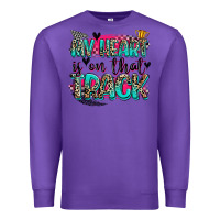 Purple my heart is on that track Premium Sweatshirt - Zillion Design Studio