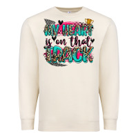 Sandshell my heart is on that track Premium Sweatshirt - Zillion Design Studio
