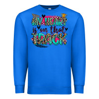 True Royal my heart is on that track Premium Sweatshirt - Zillion Design Studio
