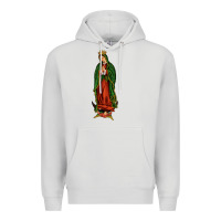 Dove Grey our lady of guadalupe Premium Hoodie - JahusDesignShop