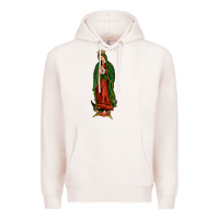 Pale Pink our lady of guadalupe Premium Hoodie - JahusDesignShop