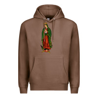 Chestnut our lady of guadalupe Premium Hoodie - JahusDesignShop