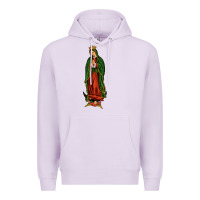 Lilac our lady of guadalupe Premium Hoodie - JahusDesignShop