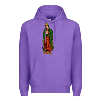 Purple our lady of guadalupe Premium Hoodie - JahusDesignShop