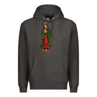 Smoke our lady of guadalupe Premium Hoodie - JahusDesignShop