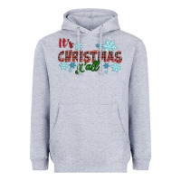 Heather Grey It's Christmas Y'all Season Winter Heavyweight Hoodie - RanaPortraitStore