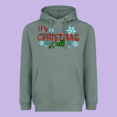 Heavyweight Hoodie It's Christmas Y'all Season Winter