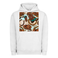 Pigment Lunar Rock cowboy western seamless pattern Urban Hoodie - BundleAndBundleShop