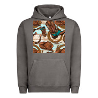 Pigment Tornado cowboy western seamless pattern Urban Hoodie - BundleAndBundleShop