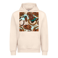 Sandshell cowboy western seamless pattern Urban Hoodie - BundleAndBundleShop