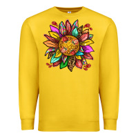 Lemon strawberry sunflower Premium Sweatshirt - texasbilliewilder