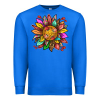 True Royal strawberry sunflower Premium Sweatshirt - texasbilliewilder