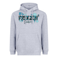 Heather Grey It's Freezin Season Winter Heavyweight Hoodie - RanaPortraitStore