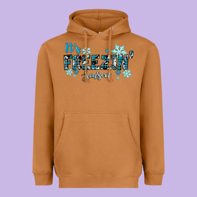 Heavyweight Hoodie It's Freezin Season Winter