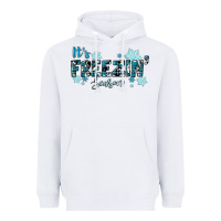 White It's Freezin Season Winter Heavyweight Hoodie - RanaPortraitStore