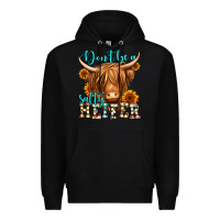 Black don't be a salty heifer long haired cow Premium Hoodie - Jasminsmagicworld