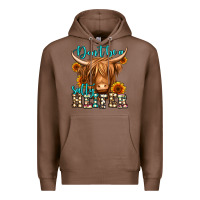 Chestnut don't be a salty heifer long haired cow Premium Hoodie - Jasminsmagicworld