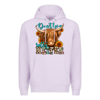Lilac don't be a salty heifer long haired cow Premium Hoodie - Jasminsmagicworld