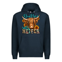 Navy don't be a salty heifer long haired cow Premium Hoodie - Jasminsmagicworld