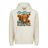 Oatmeal Heather don't be a salty heifer long haired cow Premium Hoodie - Jasminsmagicworld