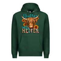 Sports Green don't be a salty heifer long haired cow Premium Hoodie - Jasminsmagicworld