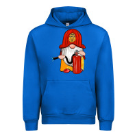 Cobalt firefighter gnomes Urban Hoodie - Artiststas