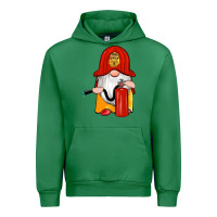 Emerald firefighter gnomes Urban Hoodie - Artiststas