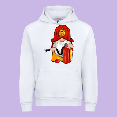 Firefighter Gnomes Urban Hoodie Designed By Artiststas