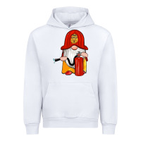 White firefighter gnomes Urban Hoodie - Artiststas