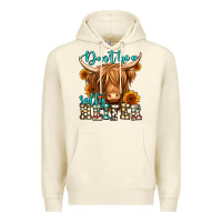 Sandshell don't be a salty heifer long haired cow Premium Hoodie - Jasminsmagicworld
