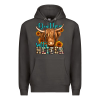 Smoke don't be a salty heifer long haired cow Premium Hoodie - Jasminsmagicworld
