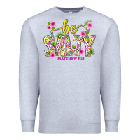 Heather Grey summer be salty matthew 5 13 Premium Sweatshirt - texasbilliewilder