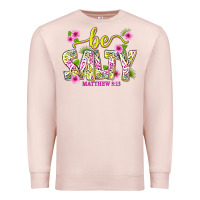 Pale Pink summer be salty matthew 5 13 Premium Sweatshirt - texasbilliewilder