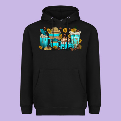 Heavyweight Hoodie truck coffee cups