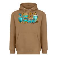 Toasted Coconut truck coffee cups Heavyweight Hoodie - texasbilliewilder