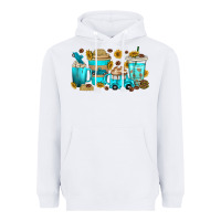White truck coffee cups Heavyweight Hoodie - texasbilliewilder