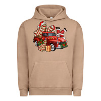 Christmas Tree Cake With Farm Track And Santa Ado Urban Hoodie | Teevron