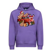 Tulip christmas tree cake with farm track and santa ado Urban Hoodie - AdoDesignShop