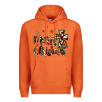 Carrot merry christmas wood slice ornament Premium Hoodie - JahusDesignShop