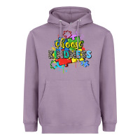 Lavender choose kindness Heavyweight Hoodie - Zillion Design Studio
