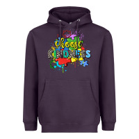 Plum choose kindness Heavyweight Hoodie - Zillion Design Studio