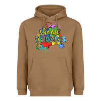 Toasted Coconut choose kindness Heavyweight Hoodie - Zillion Design Studio