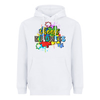 White choose kindness Heavyweight Hoodie - Zillion Design Studio