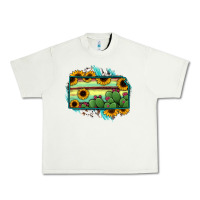 Pistachio Kansas map sunflower catus serape Urban Heavy Tee - RanaPortraitStore