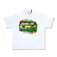 White Kansas map sunflower catus serape Urban Heavy Tee - RanaPortraitStore