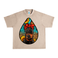 French Oak doberman Urban Heavy Tee - Artiststas