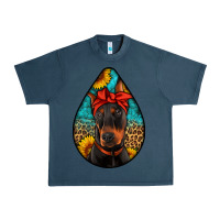 Midnight Navy doberman Urban Heavy Tee - Artiststas